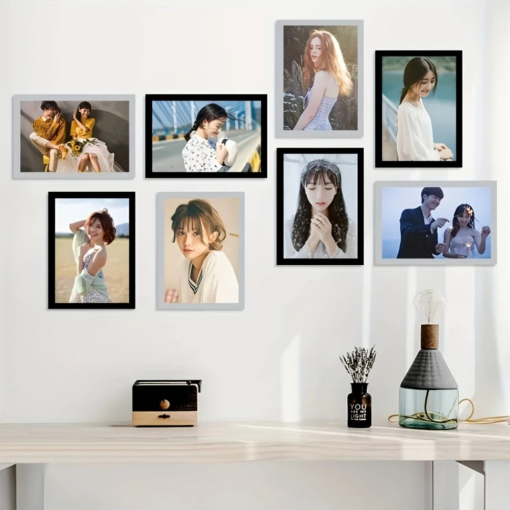 Magnetic Self-Adhesive Picture Frames Wall-Mountable 2-Pack Magnetic Picture Frame Qme