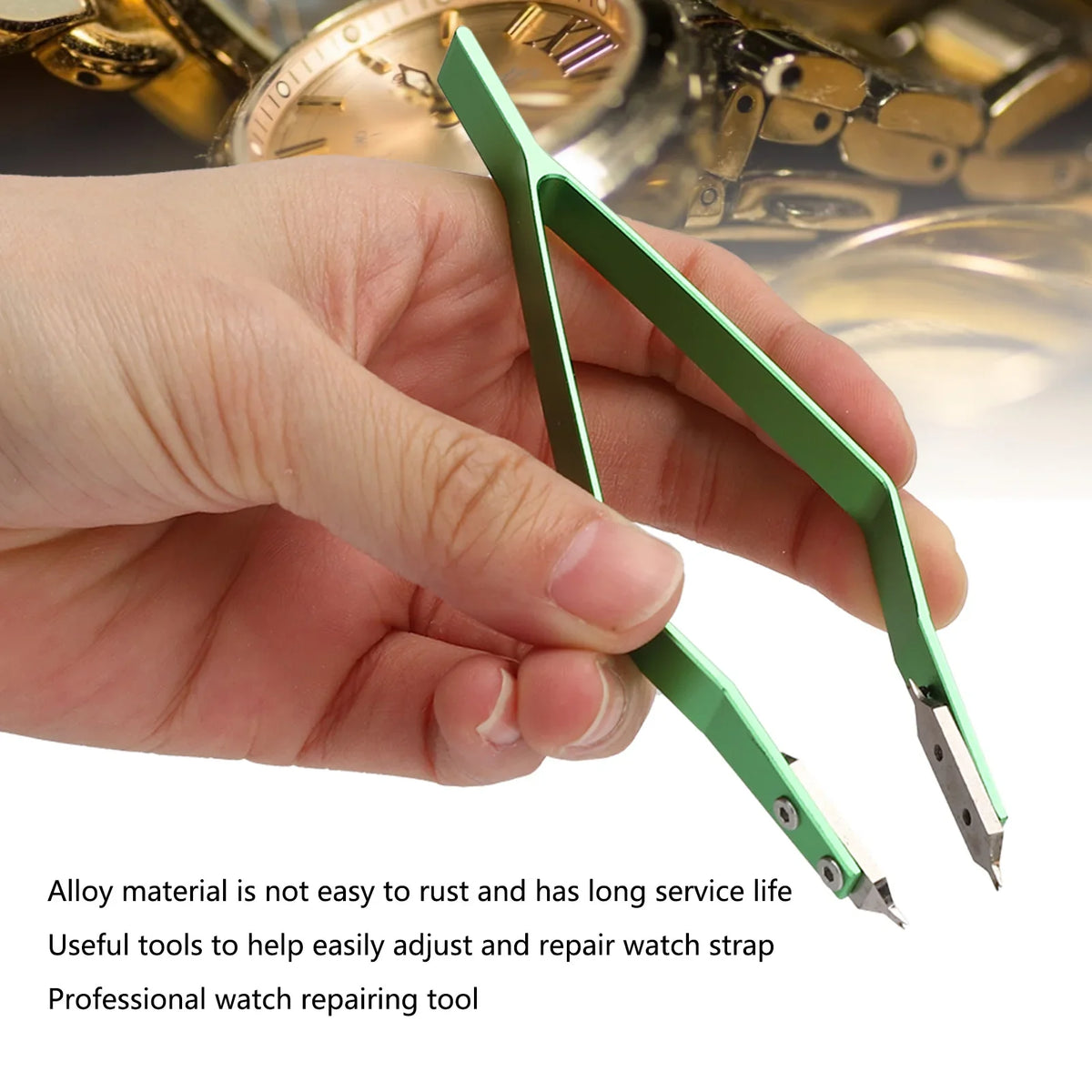 Watch Spring Bar Remover Tweezers – Professional Alloy Tool Watch Repair Tool Qme