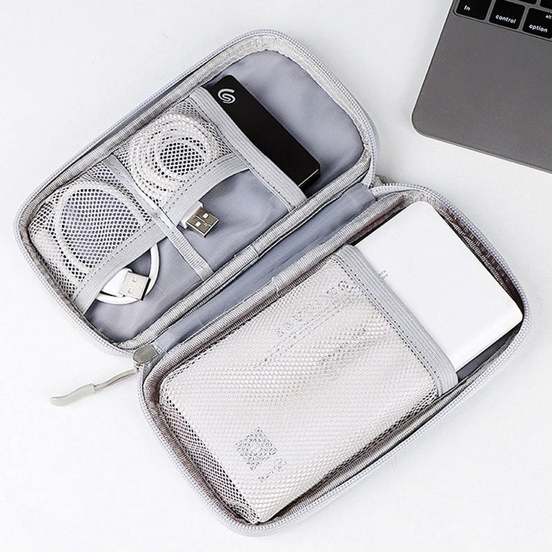 Electronics Travel Organizer Bag – Cables, USB & Chargers Electronics Organizer Bag Qme