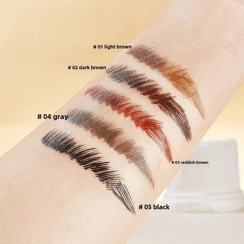 Waterproof Microblading Eyebrow Pen – 4 Split Head, 5 Shades Eyebrow Pen Qme