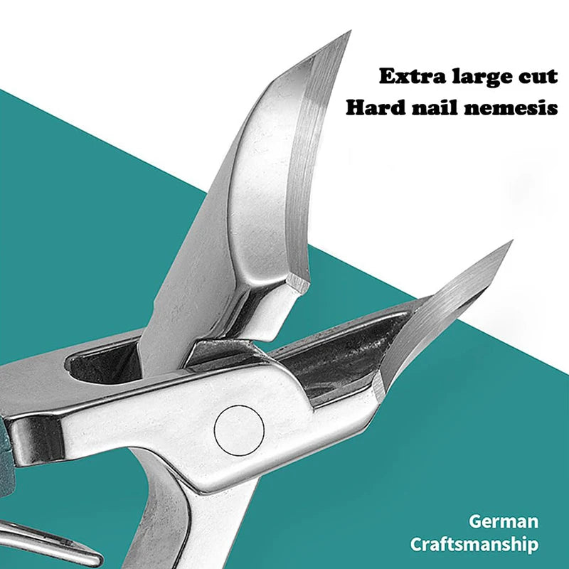 Wide Jaw Curved Blade Toenail Clipper – Anti-Splash Nail Kit Toenail Clipper Set Qst