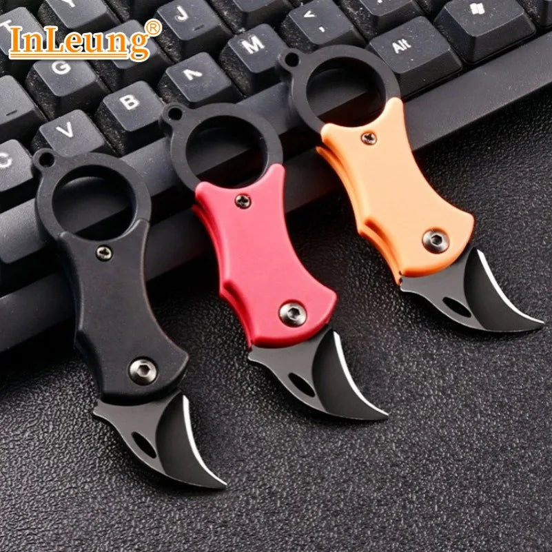Mini Folding Kitchen Knife – Stainless Steel Utility Chef Blade Folding Kitchen Knife Qst