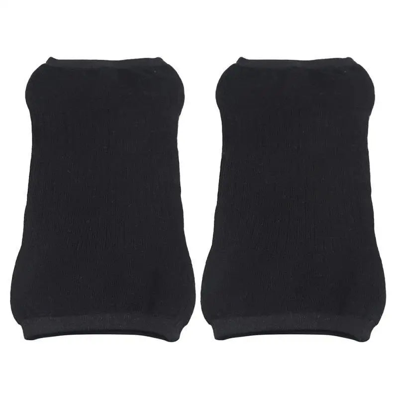 Cashmere Knee Warmers – Elastic Thermal Support Sleeves Thermal Knee Warmers Qme Black 1pair