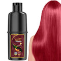 Hair Color Dye Shampoo – Black, Brown, Wine Red & Silver Hair Dye Shampoo Qme Wine Red China Mainland