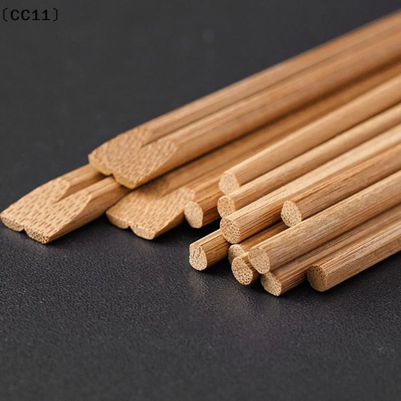 50 Pairs Disposable Bamboo Chopsticks – Individually Wrapped Disposable Chopsticks Qme