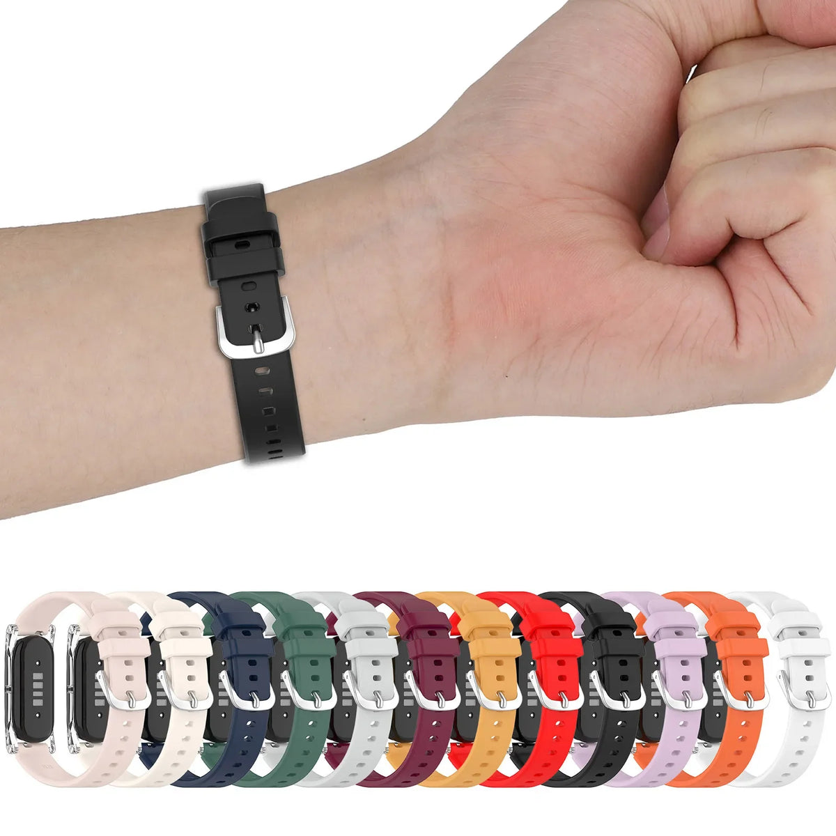 Silicone Sport Band for Fitbit Ace LTE – 12 Colors | Qme Watch Band Qme