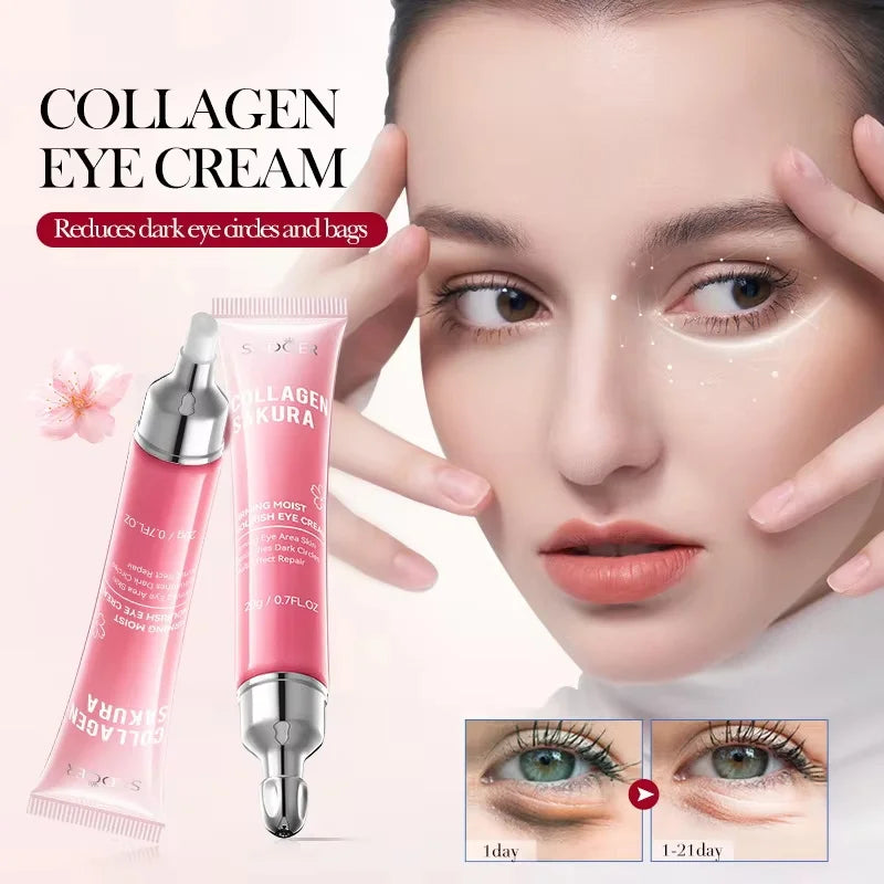 Sakura Collagen Eye Cream – Firm, Brighten & Hydrate Eye Cream Qme