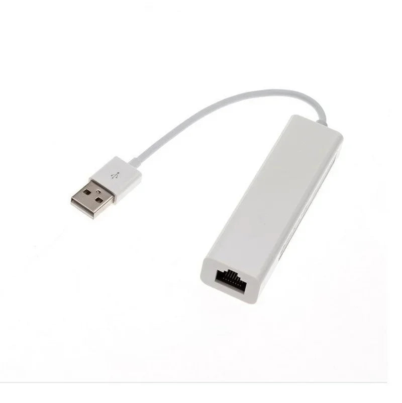 USB to RJ45 Ethernet Hub Adapter – 3 USB Ports, 100Mbps LAN USB Ethernet Adapter Qme