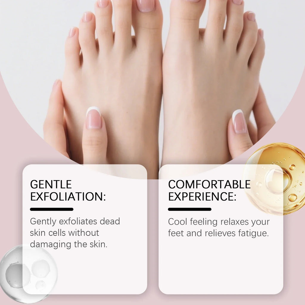 Shea Butter Moisturizing Foot Mask – Gentle Exfoliation & Hydration Exfoliating Foot Mask Qme