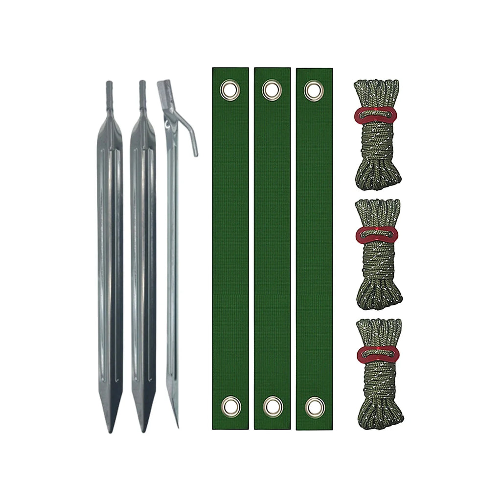 Heavy Duty Green Tree Stake Support & Tying Straps Tree Stake Straps Qme Army Green