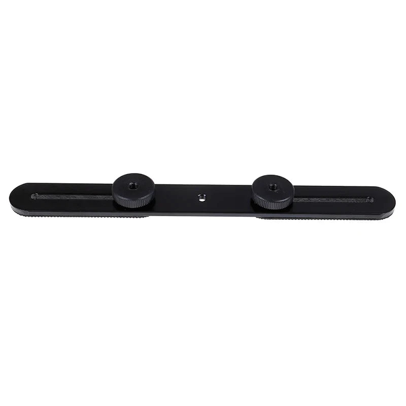 Dual Flash Bracket Hot Shoe Mount Holder for Tripod Stand Flash Bracket Mount Qme