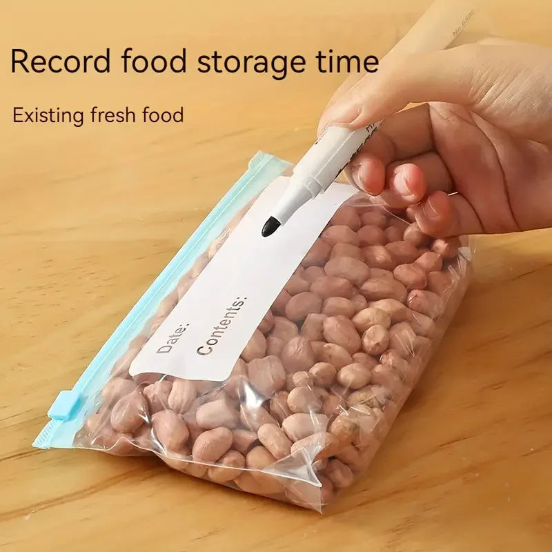 Zipper Sliding Lock Freezer Bags – Thickened Fresh-Keeping Food Storage Bags Qme