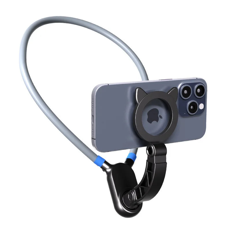 Magnetic Neck Strap Phone Holder – Hands-Free Collar Mount Neck Phone Mount Qme Magnetic type