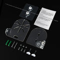 L-Shape Wall Mount Camera Bracket Glue Base PTZ | Acrylic Camera Wall Bracket Qme stick Transparent