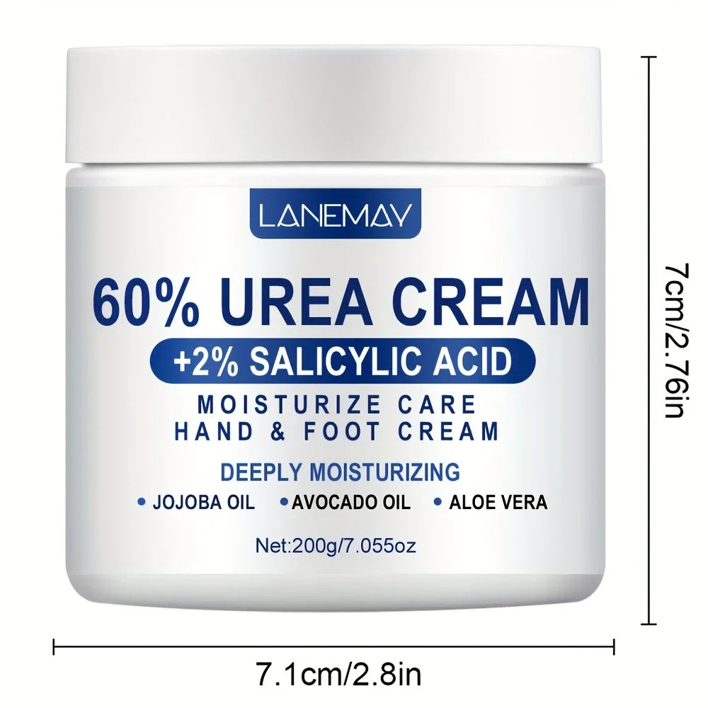 Lanemay 60% Urea Cream – Hand & Foot Moisturizer, 200g Foot & Hand Cream Qst