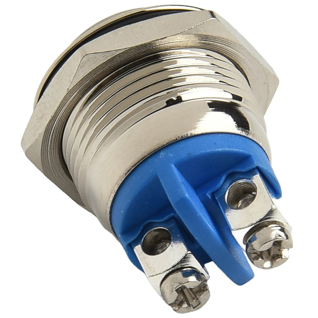 Waterproof Metal LED Push Button Switch 16mm Momentary 12V Push Button Switch Qme