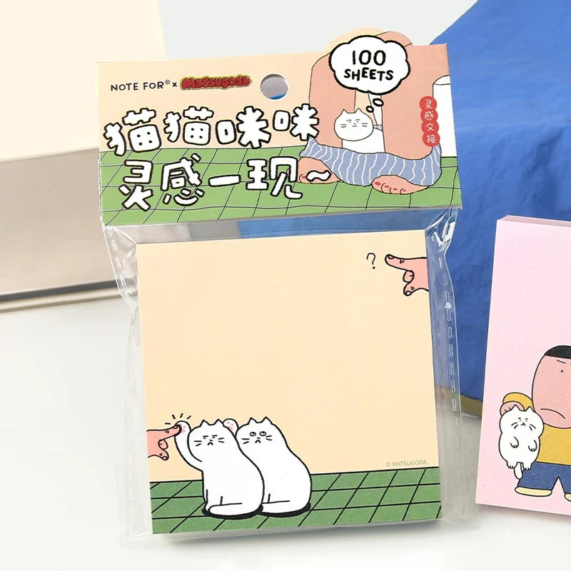 Kawaii Cartoon Memo Pads | Cute To-Do List Notepad – 7 Colors Kawaii Memo Notepad Qme