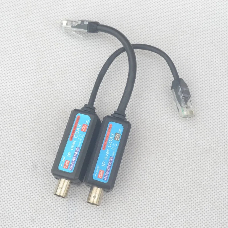POE Coaxial Cable Transmitter – HD Video & IP Network Extender POE Coax Transmitter Qme