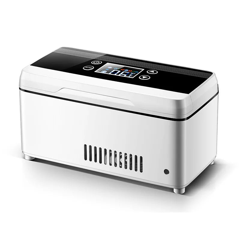 Portable Mini Cooler Box 10400mAh – 0–18°C Constant Temp Travel Portable Medication Cooler Qst