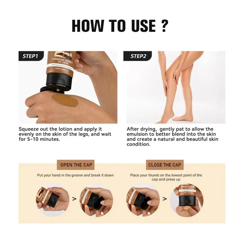 Waterproof Leg & Body Foundation – Long-Lasting Coverage | Qme Body Foundation Qme