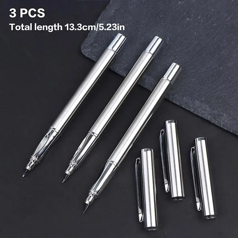 Luxury Naginata Nib Calligraphy Fountain Pen – Metal & Iridium Calligraphy Fountain Pen Qme 3PCS