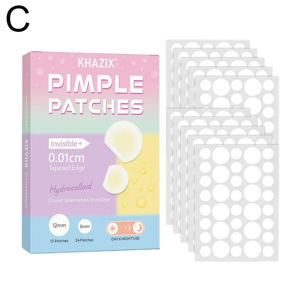 Circular Blemish Patches – 360 pcs, Transparent & Skin Tone Blemish Patches Qme C CN