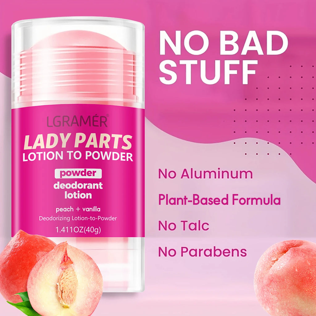 YOUNGCOME Peach Vanilla Women's Deodorant Stick | Long-Lasting Deodorant Stick Qst