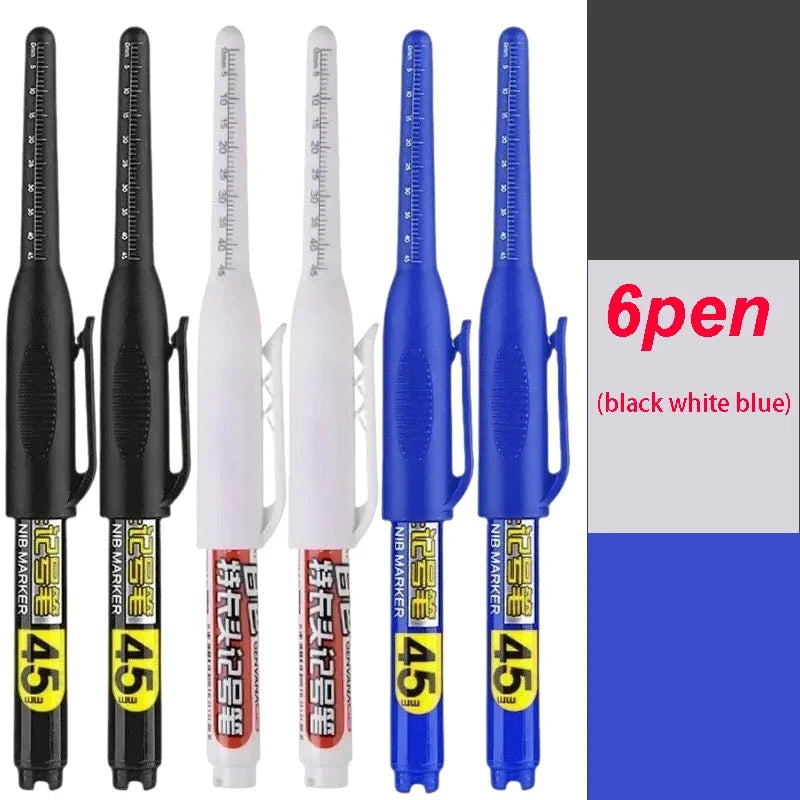 Waterproof Deep Hole Marker Pen – Long Nib Carpenter Pen