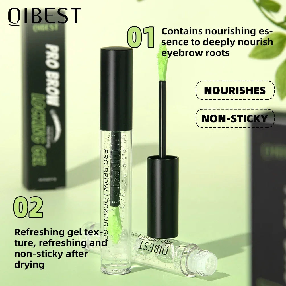 QIBEST Transparent Eyebrow Gel Wax – Waterproof Long-Lasting Eyebrow Gel Wax Qme