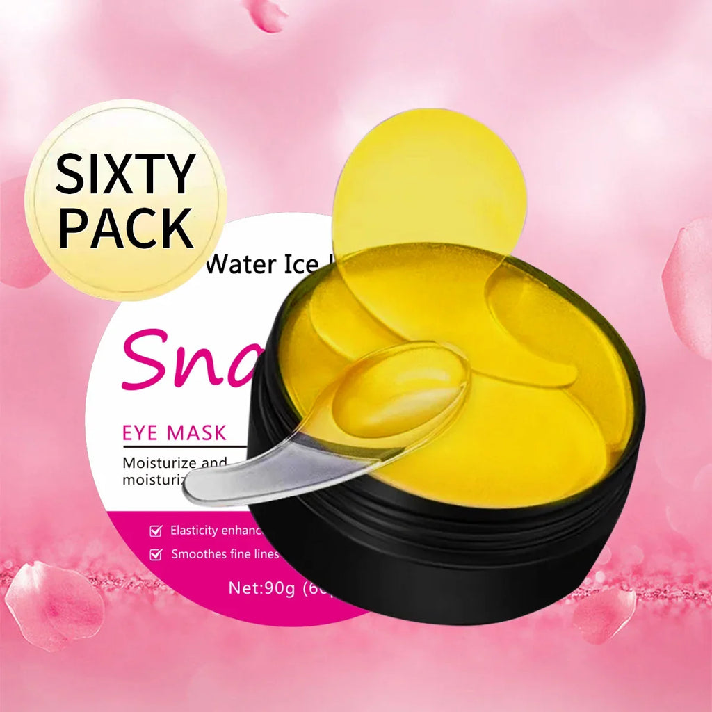 Snail Collagen Eye Mask – Glycerin & Panthenol Hydration Eye Sheet Mask Qme