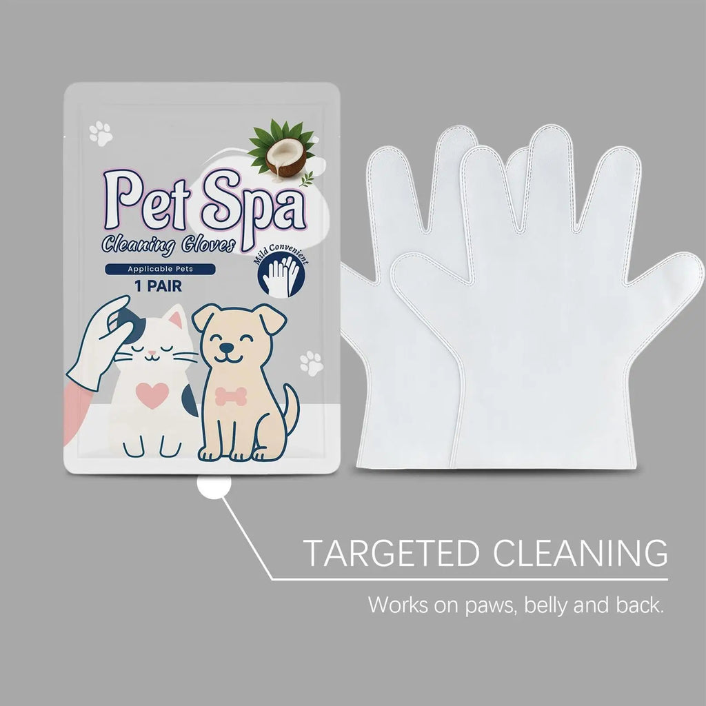 Pet Grooming Gloves – Shedding Control & Daily Cleaning, 1 Pair Pet Grooming Gloves Qme