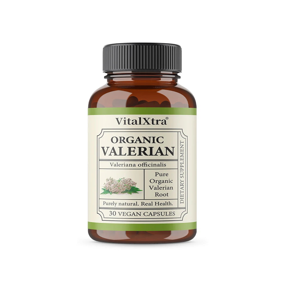 Valerian Root Capsules 450mg – Vegan Sleep & Calm Support Herbal Sleep Supplement Qst 30 count-1 bottle