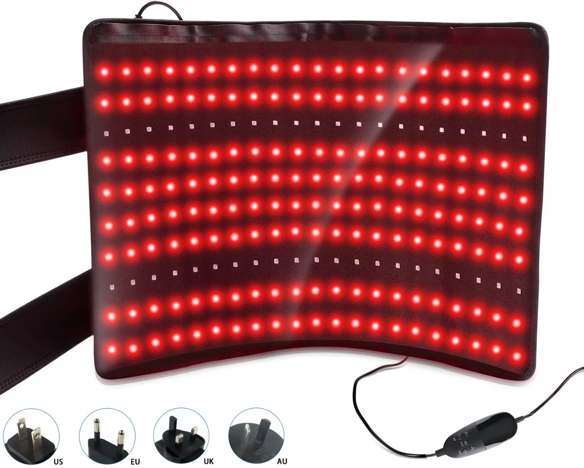 ZONGKUNG Red Light Therapy Belt 660nm 850nm Infrared Pad Mat Red Light Therapy Belt Qst