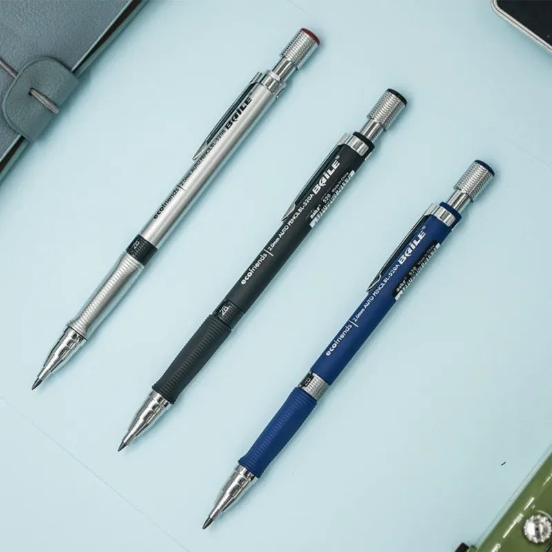 2B Mechanical Pencil 2.0mm Lead Refill – Writing & Sketching Mechanical Pencil Qme