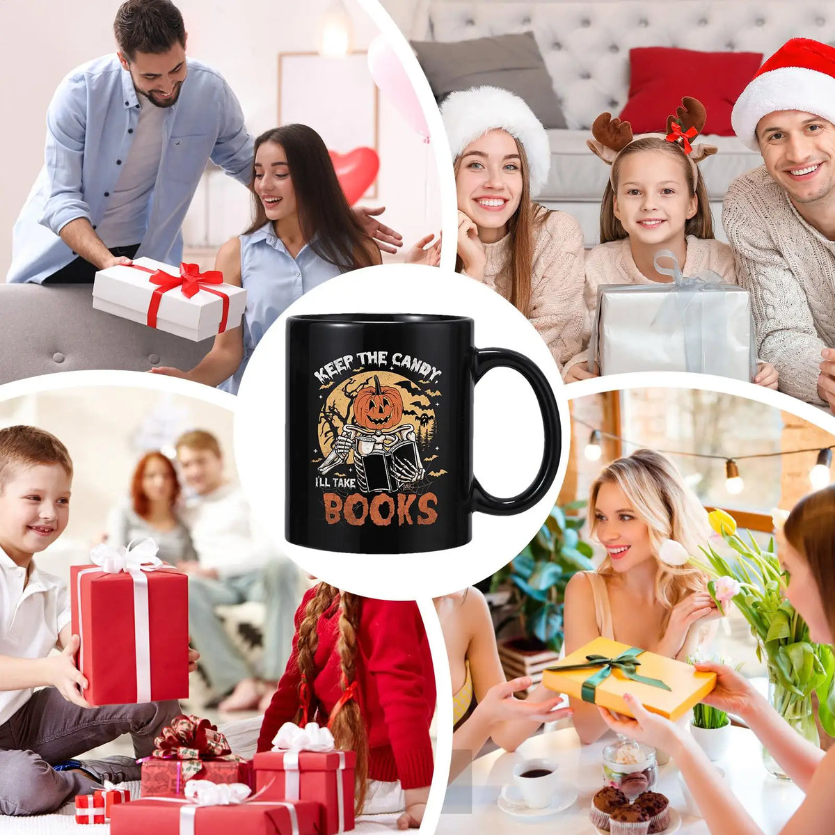Halloween Pumpkin Ceramic Coffee Mug 400ml – Spooky Fall Cup Ceramic Coffee Mug Qme