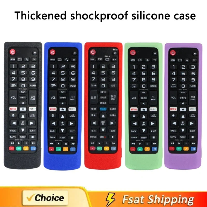 Silicone Cover for LG Remote AKB75675311 AKB75095308 – 7 Colors Remote Control Cover Qme