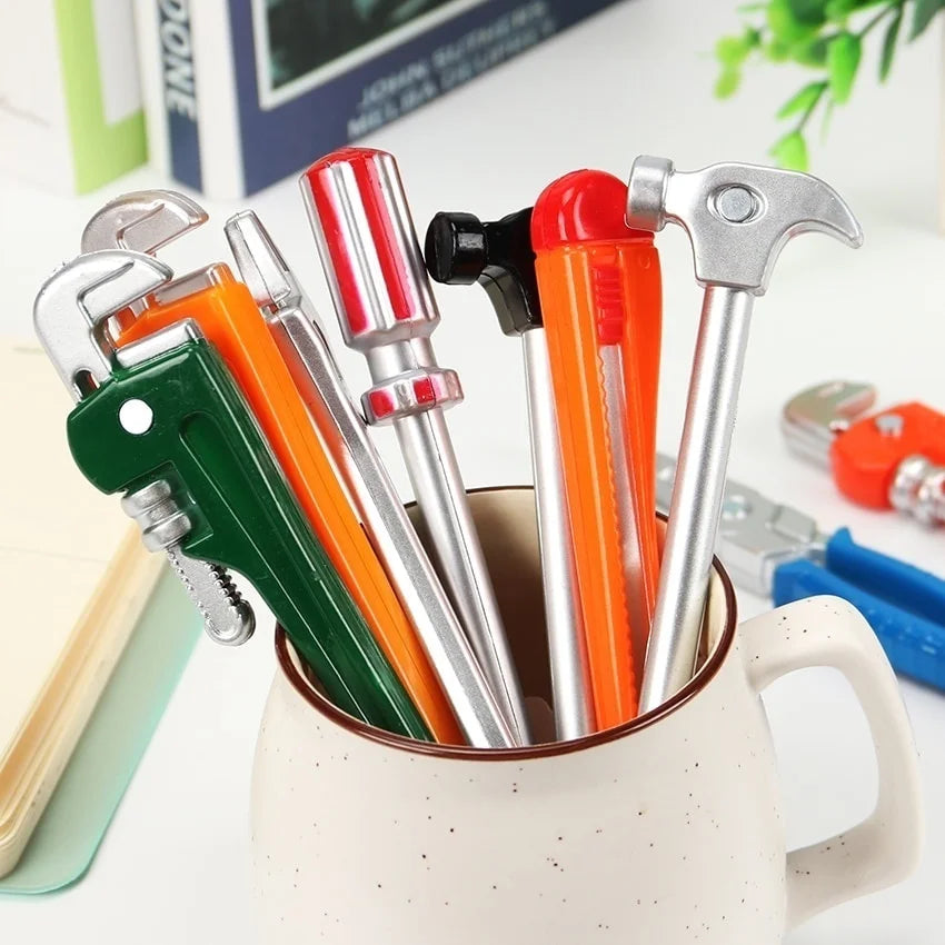 Novelty Hardware Tool Shaped Ballpoint Pens – Vise Knife Hammer Novelty Ballpoint Pens Qme
