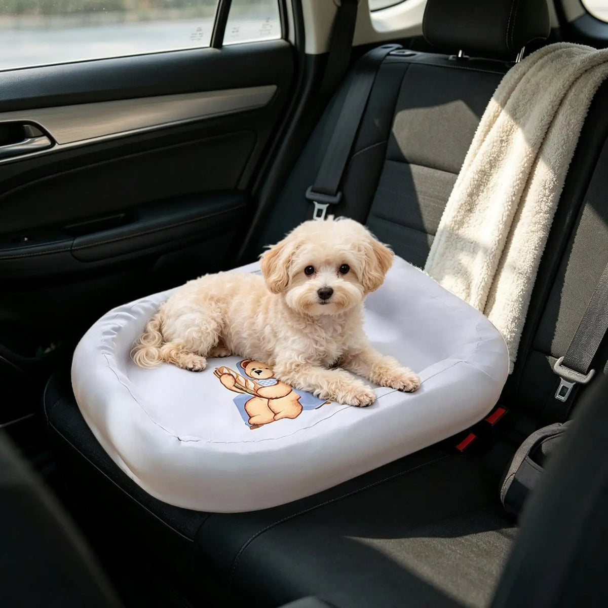 Dog Bed Cover – Dustproof Pet Mattress Protector, Elastic Fit Pet Bed Cover Qme