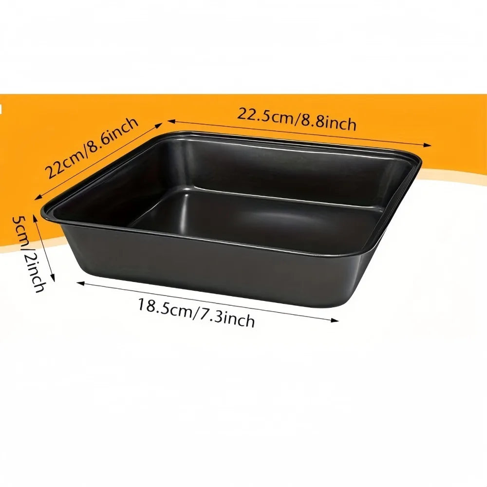 Nonstick Carbon Steel Roasting & Baking Pan – Rustproof Tray Nonstick Baking Pan Qme Small