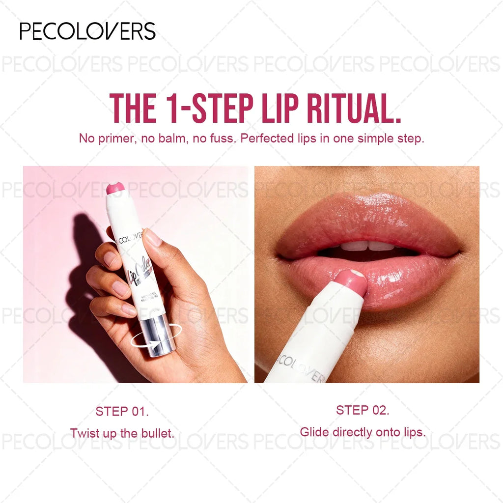 Hydrating Lip Gloss Pen | Glass Effect, Pink, Coral & Brown Lip Gloss Pen Qme