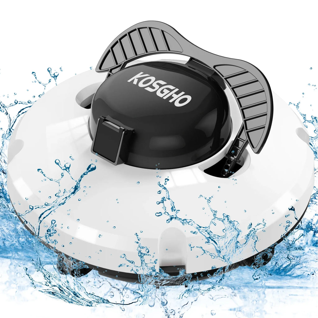 Smart Cordless Robotic Pool Cleaner – Dual Motors & 5200mAh Robotic Pool Cleaner Qme