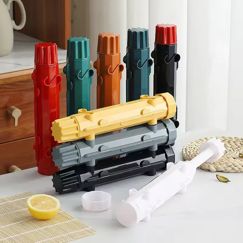 DIY Cylinder Sushi Bazooka Mold – Easy Rice Roll Maker Tool Sushi Mold Tool Qst