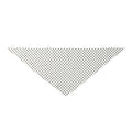 Polka Dot Triangle Scarf – Versatile Cotton Foulard Bandana Triangle Scarf Foulard Qme White