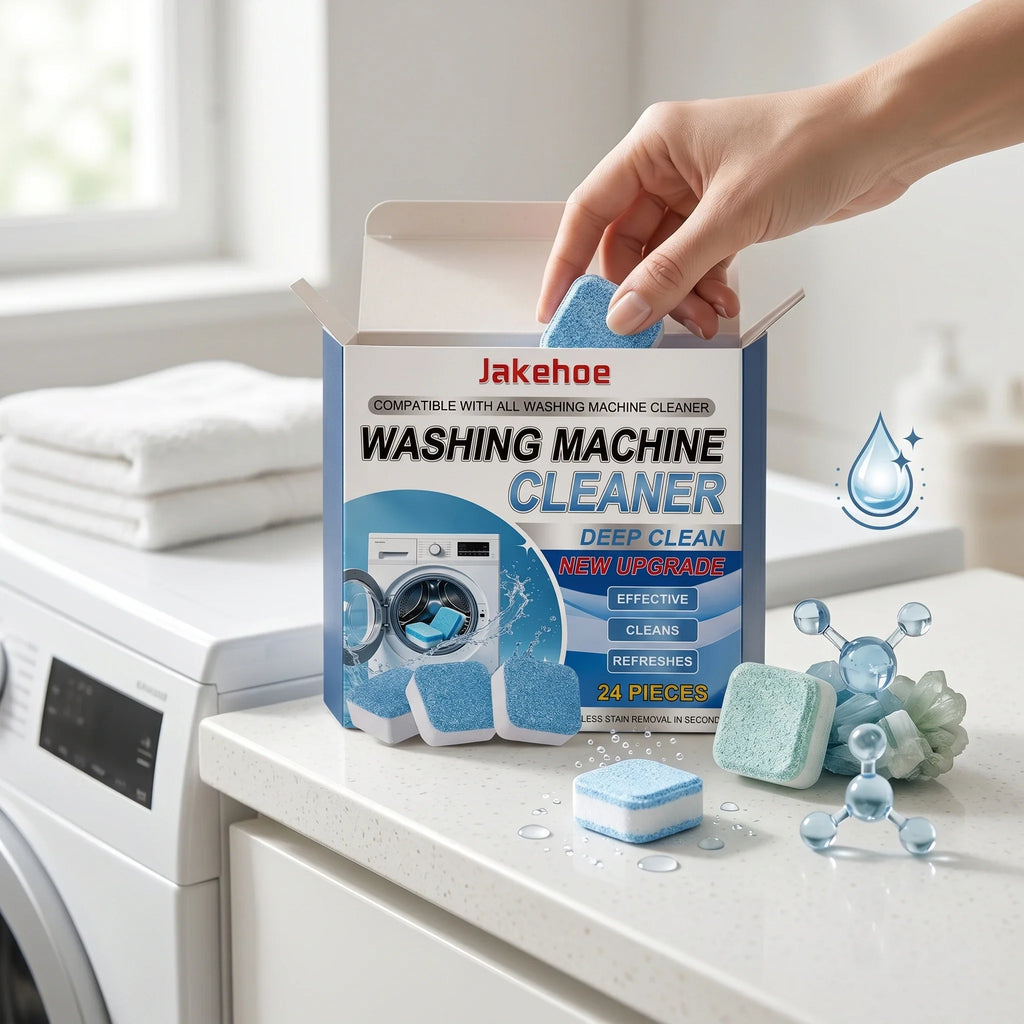 Washing Machine Cleaning Tablets – Mold, Scale & Odor Remover Washer Cleaning Tablets Qme