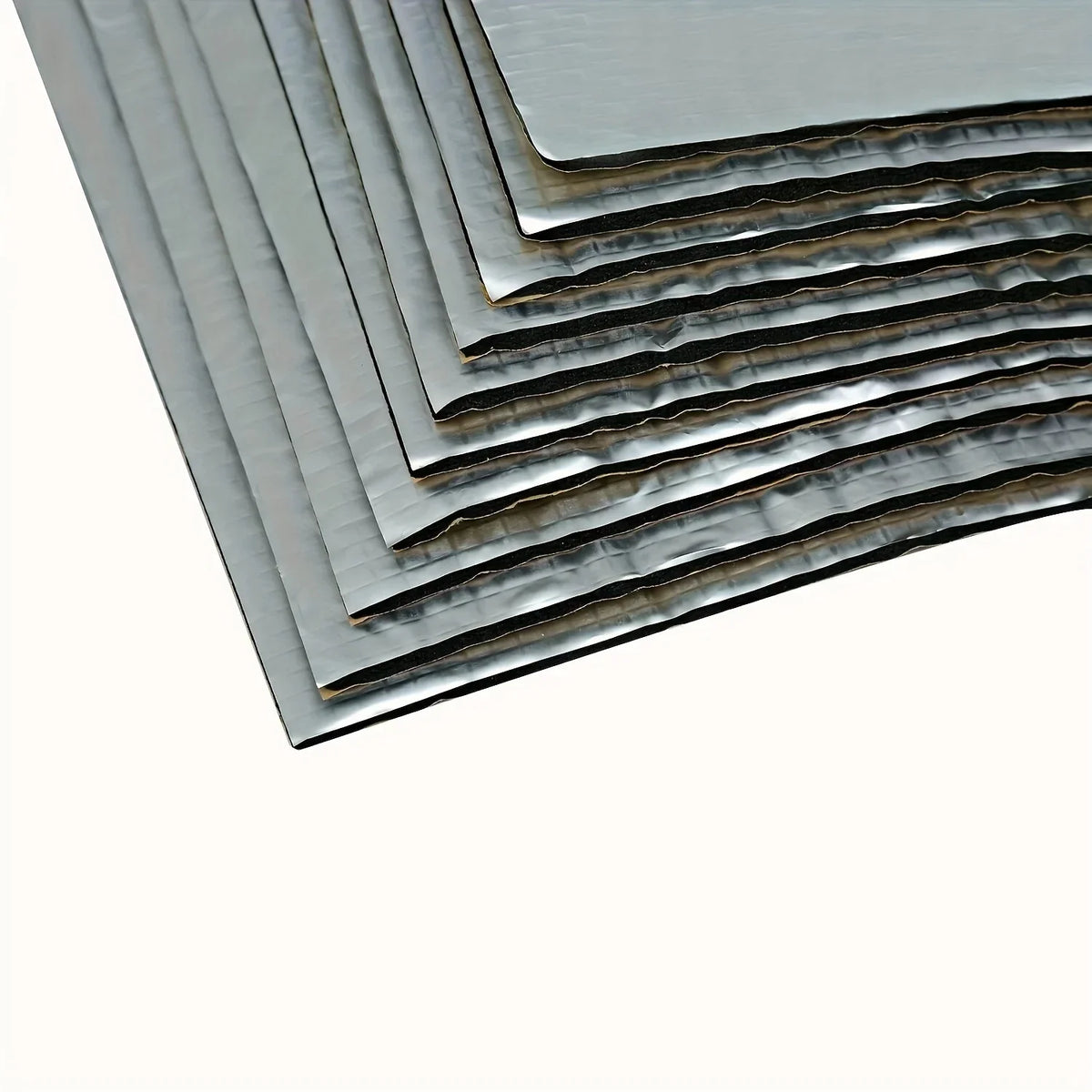 Car Sound Deadening Mats 10-Pack – Fireproof Foam & Aluminum Sound Deadening Mat Qme