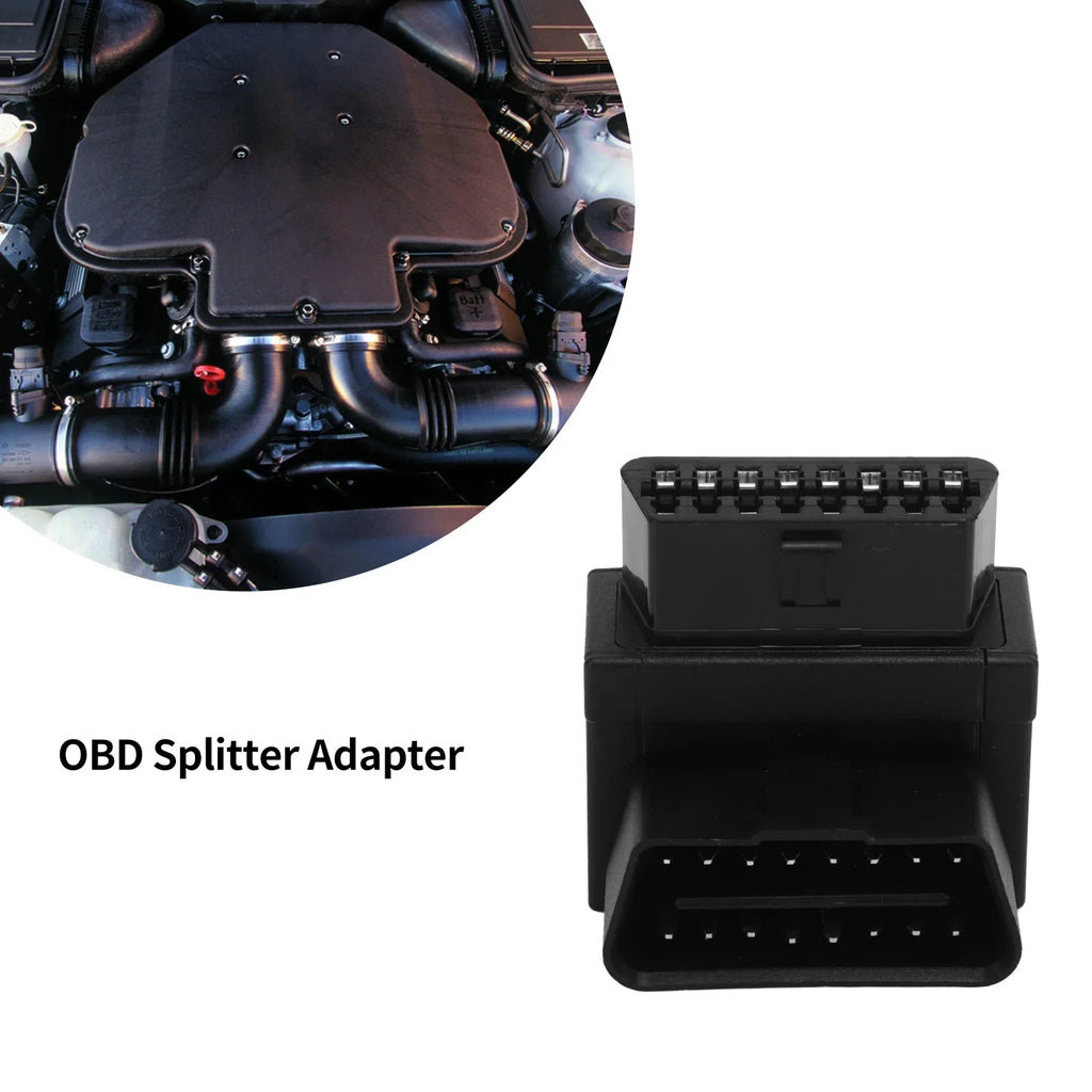 OBD2 Splitter Adapter – 16 Pin Male to 2 Female Converter OBD2 Splitter Adapter Qme