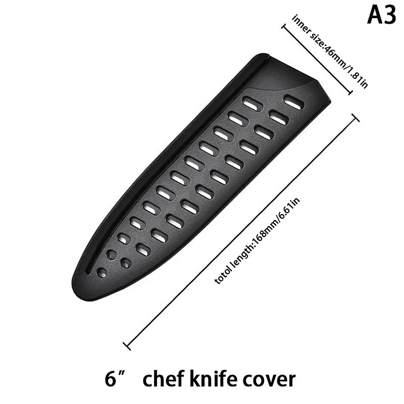Kitchen Knife Blade Sheaths – Plastic Protective Covers Knife Blade Sheath Qme A3