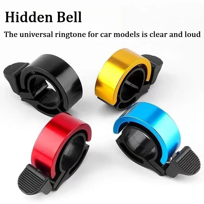 Universal Invisible Bicycle Bell – Loud Aluminum MTB Handlebar Horn Bicycle Bell Qst