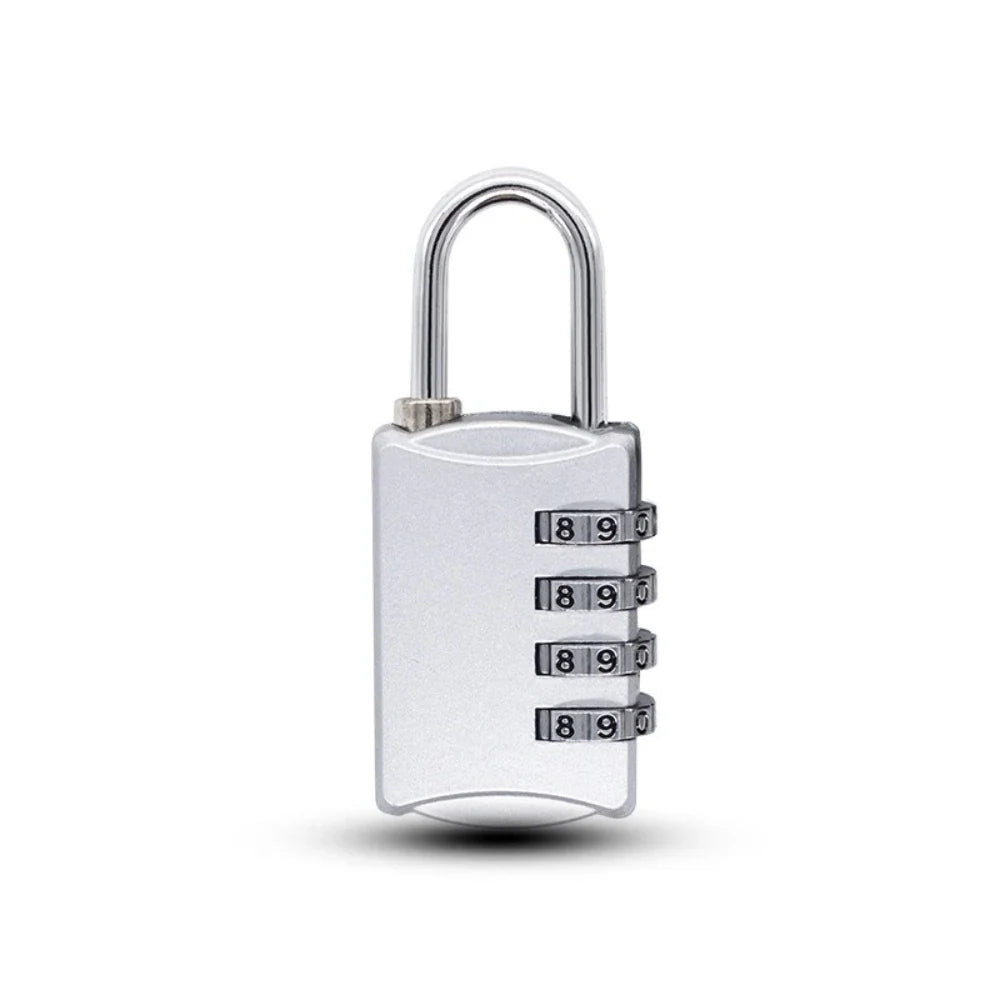 Zinc Alloy Combination Padlock – Gym, School & Toolbox Combination Padlock Qme Silvery-1pc