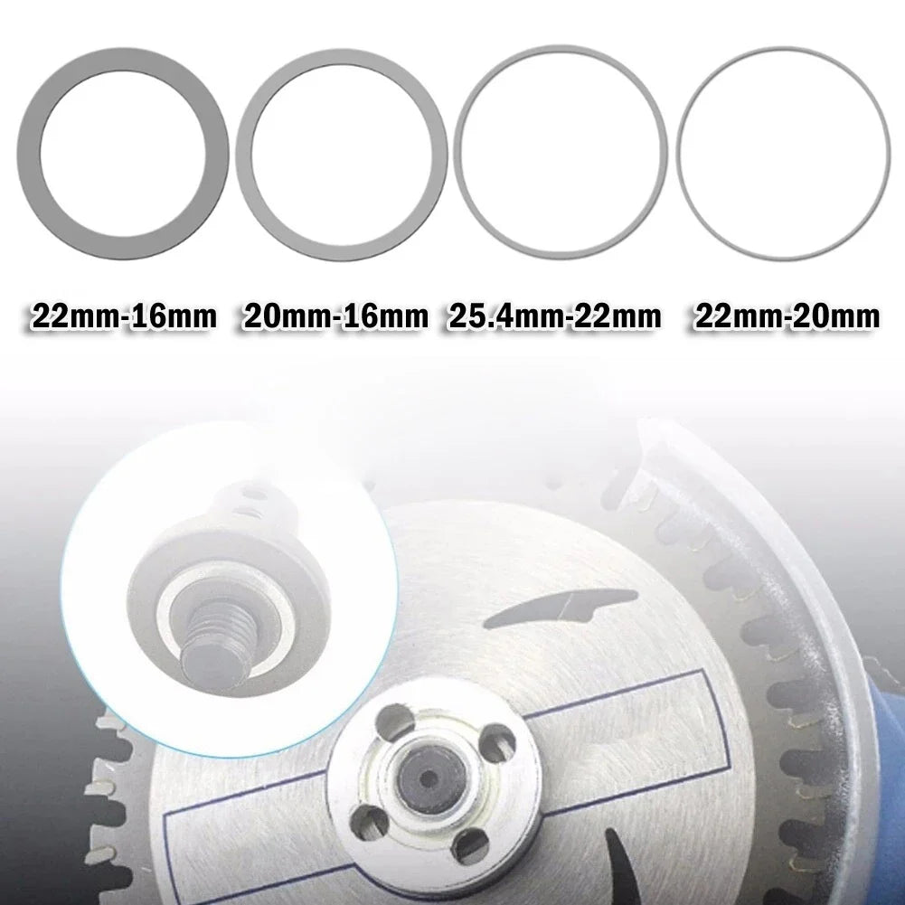 Circular Saw Blade Reducing Ring Adapter Washer Set – 4pcs Saw Blade Adapter Qme